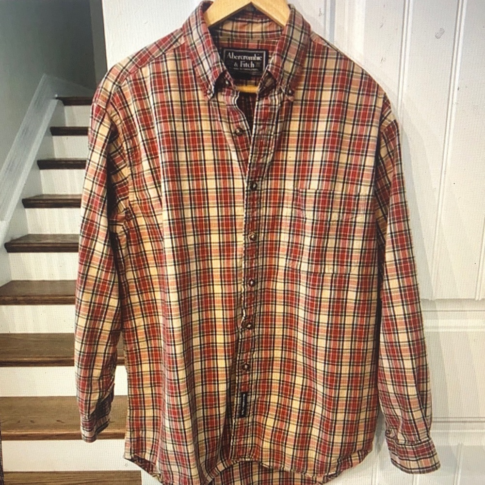 Abercrombie & Fitch Multicolor Plaid Men's Shirt